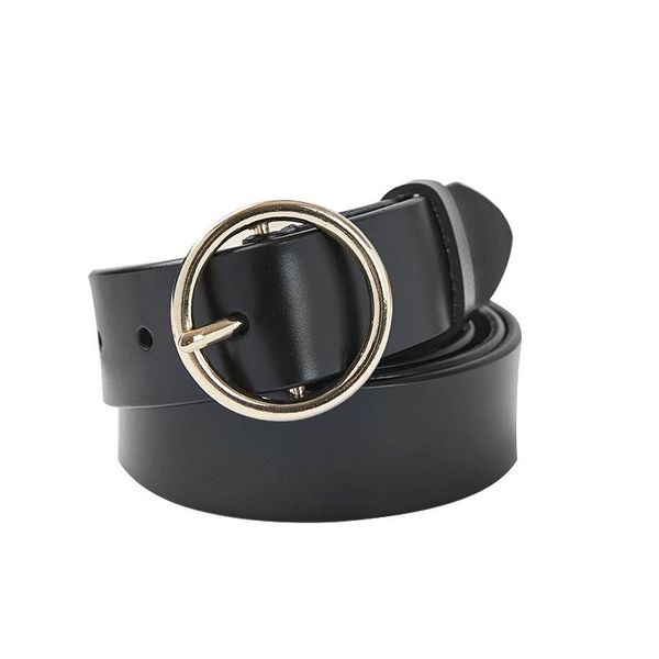 belts belt female 2021 round buckle women's leather decorative jeans simple korean student leisure, Black;brown
belts belt female 2021 round buckle women's leather decorative jeans simple korean student leisure, Black;brown