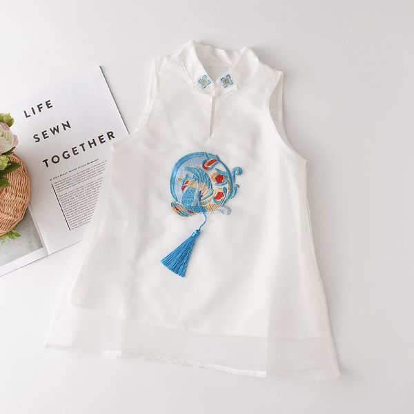 girl's dresses keelorn girl dress 2021 summer kids flowers embroidery princess vestidos sleeveless children casual clothing 3 7y, Red;yellow
girl's dresses keelorn girl dress 2021 summer kids flowers embroidery princess vestidos sleeveless children casual clothing 3 7y, Red;yellow