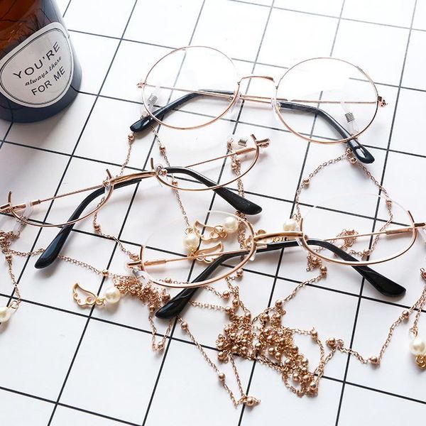 other fashion accessories cartoon with chain glasses gold silver animation peripheral half frame lenses
other fashion accessories cartoon with chain glasses gold silver animation peripheral half frame lenses