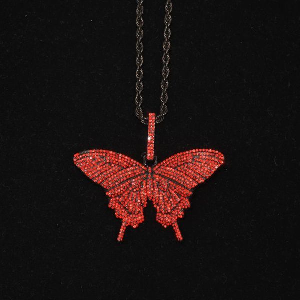 pendant necklaces 2021 fashion iced out bling 3mm stainless steel twist chain paved butterfly 77mm hip hop men women heavy gift, Silver
pendant necklaces 2021 fashion iced out bling 3mm stainless steel twist chain paved butterfly 77mm hip hop men women heavy gift, Silver
