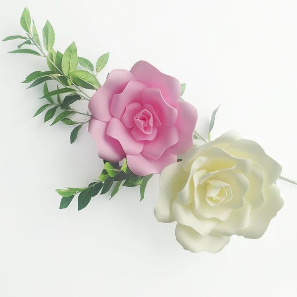 artificial flower heads large 32cm/25cm/12cm round foam roses petals wedding party decoration black/white/pink decorative flowers & wreaths
artificial flower heads large 32cm/25cm/12cm round foam roses petals wedding party decoration black/white/pink decorative flowers & wreaths