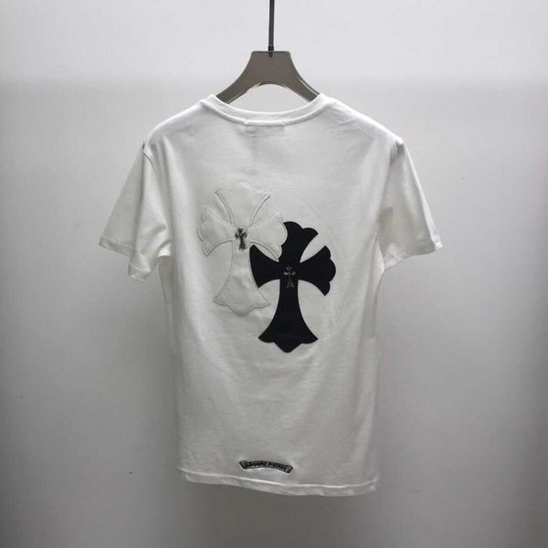 summer ch crowe short sleeve men's cross sanskrit pasted leather embroidered t-shirt pure cotton tide brand men's and women's, White;black
summer ch crowe short sleeve men's cross sanskrit pasted leather embroidered t-shirt pure cotton tide brand men's and women's, White;black