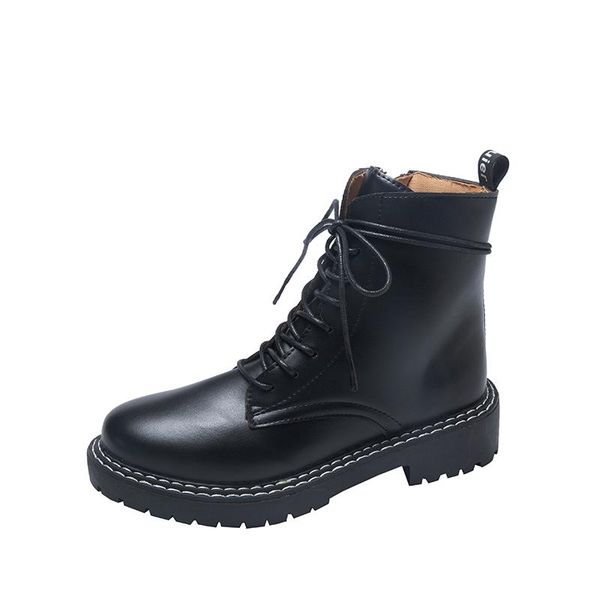 boots women's shoes wild ins tide korean british plus velvet warm short women, Black
boots women's shoes wild ins tide korean british plus velvet warm short women, Black
