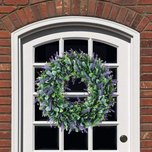 decorative flowers & wreaths fake lavender hanging wreath garland for front door wedding party christmas decoration 15.7inch birthday l1a9
decorative flowers & wreaths fake lavender hanging wreath garland for front door wedding party christmas decoration 15.7inch birthday l1a9