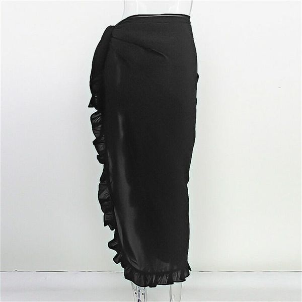 trendy women clothes polyester ruffle casual chiffon beach bikini cover up wrap scarf swimwear pareo sarong dress women's, White;black
trendy women clothes polyester ruffle casual chiffon beach bikini cover up wrap scarf swimwear pareo sarong dress women's, White;black