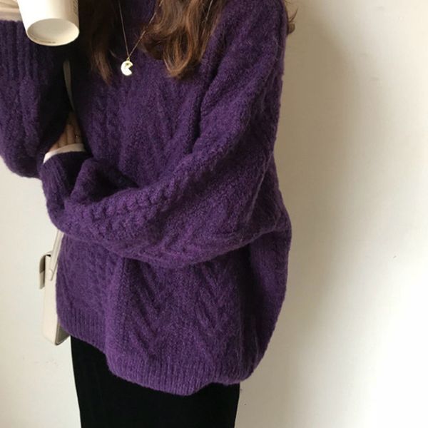 women's sweaters campus jersey and wind for students, old-school books, loose-autumn winter, lazy dressing gown, soft-winded coat a16h, White;black
women's sweaters campus jersey and wind for students, old-school books, loose-autumn winter, lazy dressing gown, soft-winded coat a16h, White;black