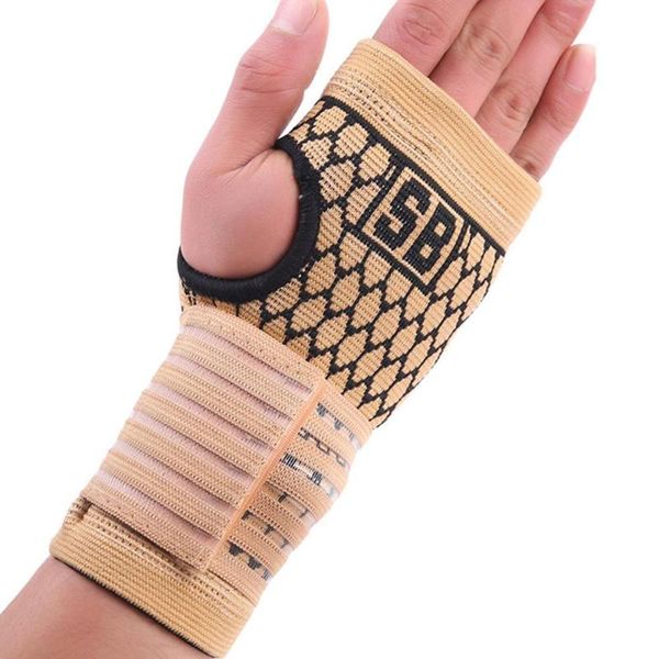 1pcs elastic sports wrist bandage safety carpal tunnel protector pressure sport guard palm breat w7p5 support, Black;red
1pcs elastic sports wrist bandage safety carpal tunnel protector pressure sport guard palm breat w7p5 support, Black;red