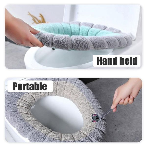 toilet seat covers winter warm cover closestool mat 1pcs washable bathroom accessories knitting pure color soft o-shape pad bidet
toilet seat covers winter warm cover closestool mat 1pcs washable bathroom accessories knitting pure color soft o-shape pad bidet