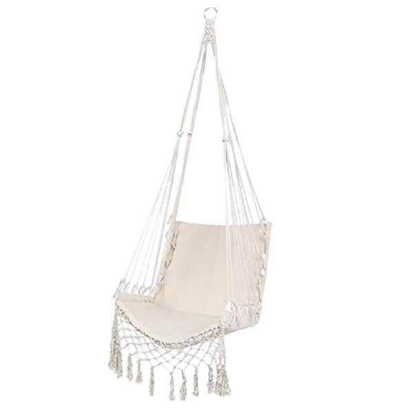 camp furniture nordic style hammock safety beige hanging chair swing rope outdoor indoor garden seat for child adult
camp furniture nordic style hammock safety beige hanging chair swing rope outdoor indoor garden seat for child adult