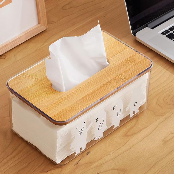 tissue boxes & napkins simple stylish box with wood cover large capacity storage household napkin holder transparent pet
tissue boxes & napkins simple stylish box with wood cover large capacity storage household napkin holder transparent pet