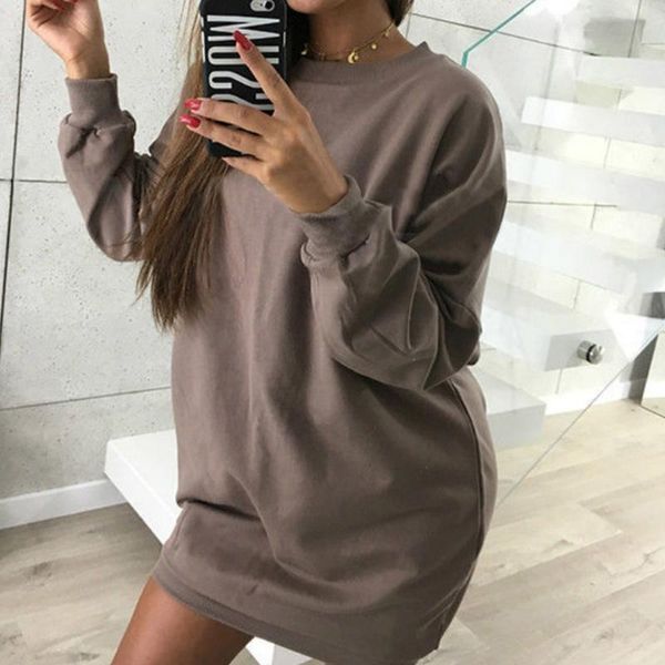 women's hoodies & sweatshirts simple hoodie dress long hipster sweatshirt tunic sleeve poleron mujer 2021 basic solid women harajuku st, Black
women's hoodies & sweatshirts simple hoodie dress long hipster sweatshirt tunic sleeve poleron mujer 2021 basic solid women harajuku st, Black