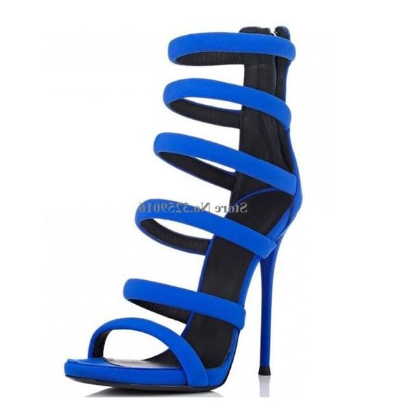 sandals zipper-up high heel suede leather straps women summer elegant blue gladiator backformal dress shoes, Black
sandals zipper-up high heel suede leather straps women summer elegant blue gladiator backformal dress shoes, Black