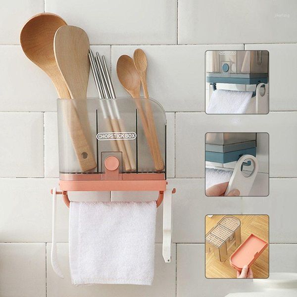 translucent wall-mounted chopstick holder kitchen multi-fdunction shelf perforated cage storage box bottles & jars
translucent wall-mounted chopstick holder kitchen multi-fdunction shelf perforated cage storage box bottles & jars