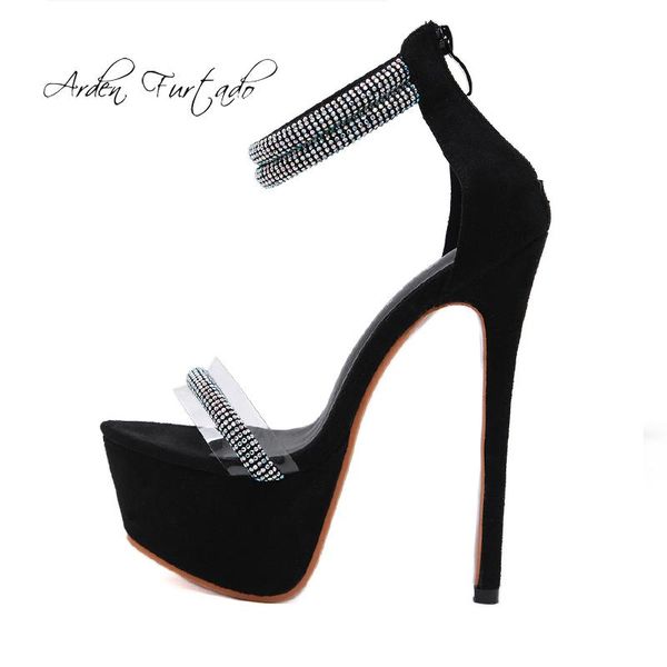 arden furtado 2021 summer high heels stilettos open toe cover platform crystal rhinestone buckle strap sandals size 40, Black
arden furtado 2021 summer high heels stilettos open toe cover platform crystal rhinestone buckle strap sandals size 40, Black