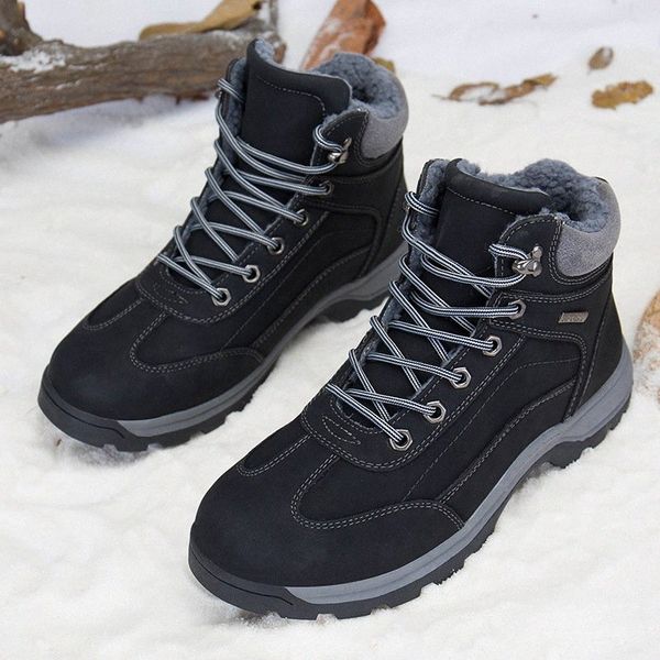 merkmak waterproof snow men boots super warm mens leather rubber snow wool boots leisure winter outdoor men shoes 35sn#, Black
merkmak waterproof snow men boots super warm mens leather rubber snow wool boots leisure winter outdoor men shoes 35sn#, Black