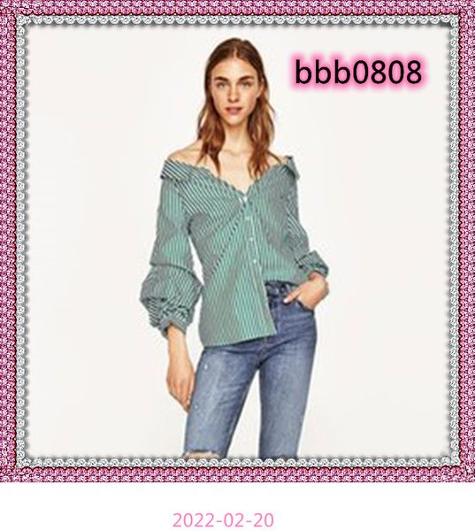 autumn women shirts loose casual blouses off shoulder blusas slash neck long sleeve buttons stripe, White
autumn women shirts loose casual blouses off shoulder blusas slash neck long sleeve buttons stripe, White