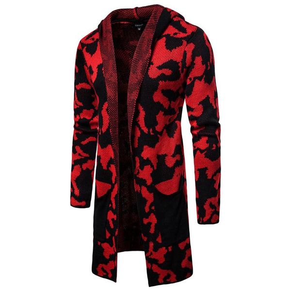 mens camouflage wool blends coats fashion trend cardigan lapel knitting sweaters coats clothing male winter casual slim hooded outerwears, Black
mens camouflage wool blends coats fashion trend cardigan lapel knitting sweaters coats clothing male winter casual slim hooded outerwears, Black