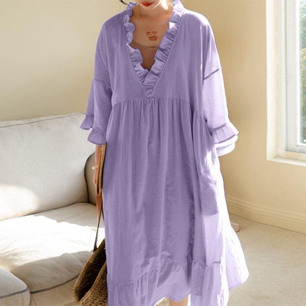 casual dresses bohemian women ruffle 2022 summer elegant pleated floral sleeve midi vestidos ladies solid a-line sundress, Black;gray
casual dresses bohemian women ruffle 2022 summer elegant pleated floral sleeve midi vestidos ladies solid a-line sundress, Black;gray