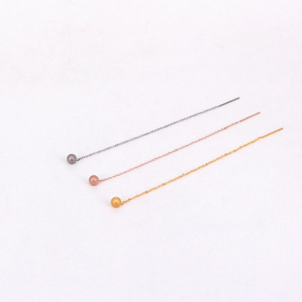 e1-309a korean fashion frosted transfer pearl ear line earrings, Golden
e1-309a korean fashion frosted transfer pearl ear line earrings, Golden