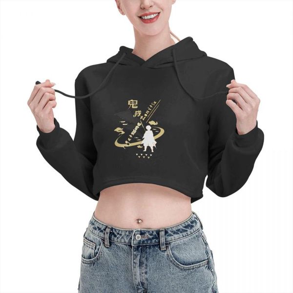 women's hoodies & sweatshirts kawaii japanese anime vintage print hoody 00s women crop kisatsutai zenitsu open navel cat ear sweater, Black
women's hoodies & sweatshirts kawaii japanese anime vintage print hoody 00s women crop kisatsutai zenitsu open navel cat ear sweater, Black