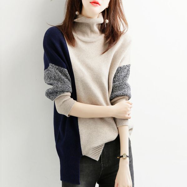 women's sweaters female sweater, turtleneck high, colorful pullover soft fluffy autumn hasn, White;black
women's sweaters female sweater, turtleneck high, colorful pullover soft fluffy autumn hasn, White;black