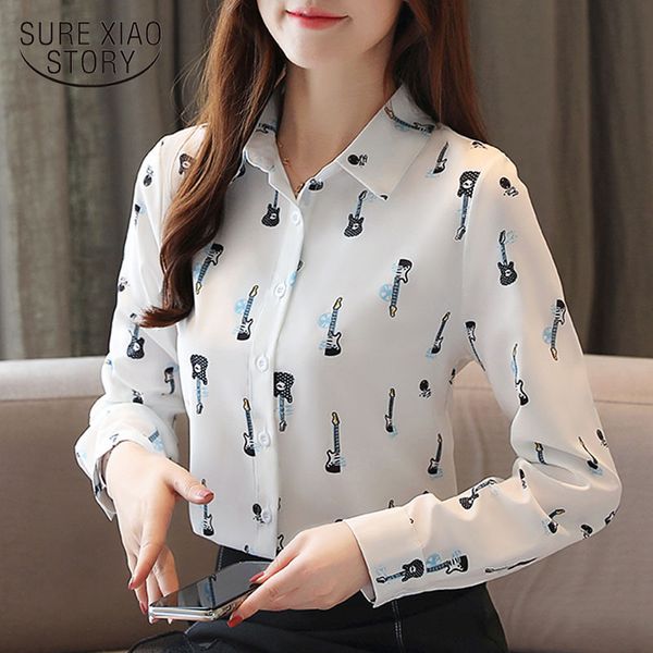 casual printed chiffon blouses spring fashion women shirts long sleeve turn-down collar blusas mujer de moda 6198 50 210508, White
casual printed chiffon blouses spring fashion women shirts long sleeve turn-down collar blusas mujer de moda 6198 50 210508, White