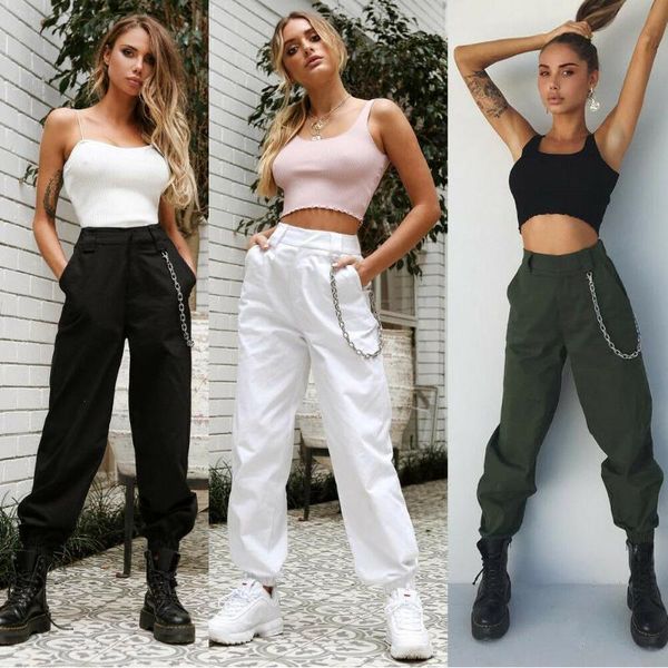 women's trousers high waist pocket pants military combat casual jogging sportswear bottoms & capris, Black;white
women's trousers high waist pocket pants military combat casual jogging sportswear bottoms & capris, Black;white