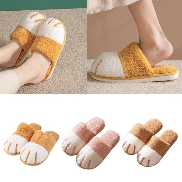 slippers cotton female autumn and winter home cartoon cute cat claw plush couple warm indoor soft-soled male, Black
slippers cotton female autumn and winter home cartoon cute cat claw plush couple warm indoor soft-soled male, Black