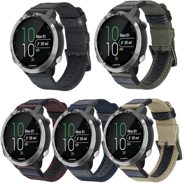 watch bands woven nylon replacement band sport strap for garmin forerunner 645 645m 245 245m venu sq loop 20mm 22mm, Black;brown
watch bands woven nylon replacement band sport strap for garmin forerunner 645 645m 245 245m venu sq loop 20mm 22mm, Black;brown