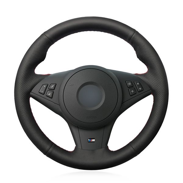 diy custom black artificial leather steering wheel cover for bmw e60 e63 e64 cabrio m6 2005-2010
diy custom black artificial leather steering wheel cover for bmw e60 e63 e64 cabrio m6 2005-2010