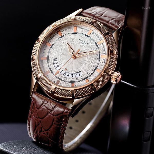 wristwatches yazole 2021 fashion casual mens watches men watch waterproof male clock calendar designer business, Slivery;brown
wristwatches yazole 2021 fashion casual mens watches men watch waterproof male clock calendar designer business, Slivery;brown