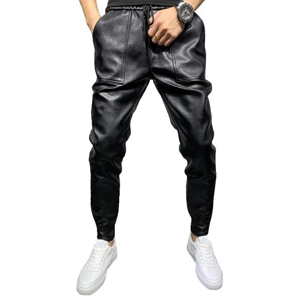 men's pants arrivals winter thick warm pu leather men clothes 2021 simple big pocket windproof casual trousers black plus size 40
men's pants arrivals winter thick warm pu leather men clothes 2021 simple big pocket windproof casual trousers black plus size 40