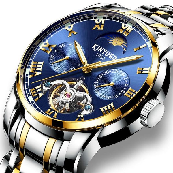 wristwatches business watch men automatic mechanical tourbillon waterproof mens luminous calendar date clock relogio masculino male, Slivery;brown
wristwatches business watch men automatic mechanical tourbillon waterproof mens luminous calendar date clock relogio masculino male, Slivery;brown