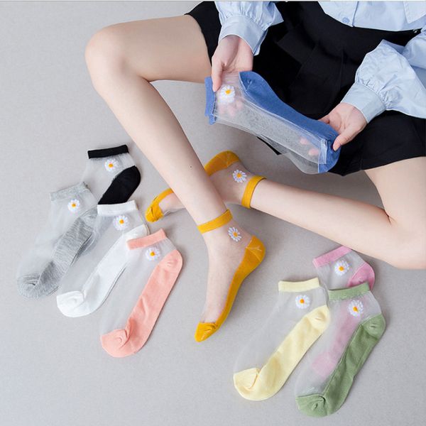 tiktok summer thin glass stockings, daisy , shallow transparent kasse socks, Red;black
tiktok summer thin glass stockings, daisy , shallow transparent kasse socks, Red;black