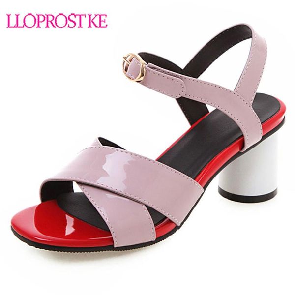 lloprost ke women sandals block high heels red pink cross strap buckle woman shoes summer 2021 large sizes fashion female h370, Black
lloprost ke women sandals block high heels red pink cross strap buckle woman shoes summer 2021 large sizes fashion female h370, Black