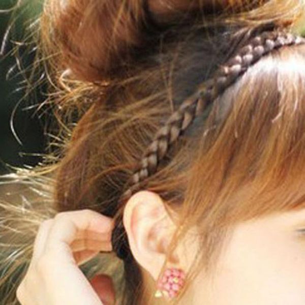 hair accessories 1pc wig braided stretch elastic headband barrette sticker multicolor to choose, Slivery;white
hair accessories 1pc wig braided stretch elastic headband barrette sticker multicolor to choose, Slivery;white