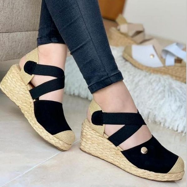 fashion women sandals design platform wedge female casual shoes high heels increas ladies, Black
fashion women sandals design platform wedge female casual shoes high heels increas ladies, Black