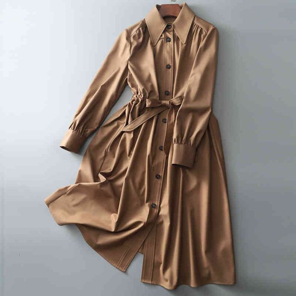 casual dresses spring autumn elegant long women trench lace up turn-down collar overcoat plus size sleeve windbreaker female lm3e, Black;gray
casual dresses spring autumn elegant long women trench lace up turn-down collar overcoat plus size sleeve windbreaker female lm3e, Black;gray