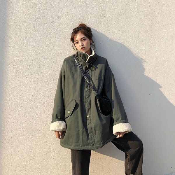 women's jackets cotton women's down jacket, wool thick coat, unisex, korea, loose, student, punk, hip hop casual wear, winter 2021, Black;brown
women's jackets cotton women's down jacket, wool thick coat, unisex, korea, loose, student, punk, hip hop casual wear, winter 2021, Black;brown