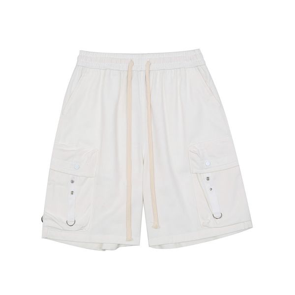 fashionable shorts multi pocket tooling men's high street brand elastic waist capris trend sports pants, White;black
fashionable shorts multi pocket tooling men's high street brand elastic waist capris trend sports pants, White;black