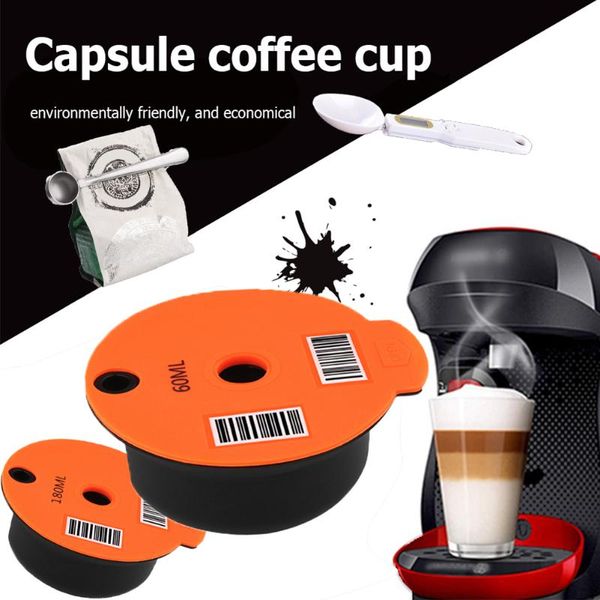 coffee filters cup for bosch-s tassimoo reusable plastic filter basket pod machine household kitchen gadgets with spoon
coffee filters cup for bosch-s tassimoo reusable plastic filter basket pod machine household kitchen gadgets with spoon