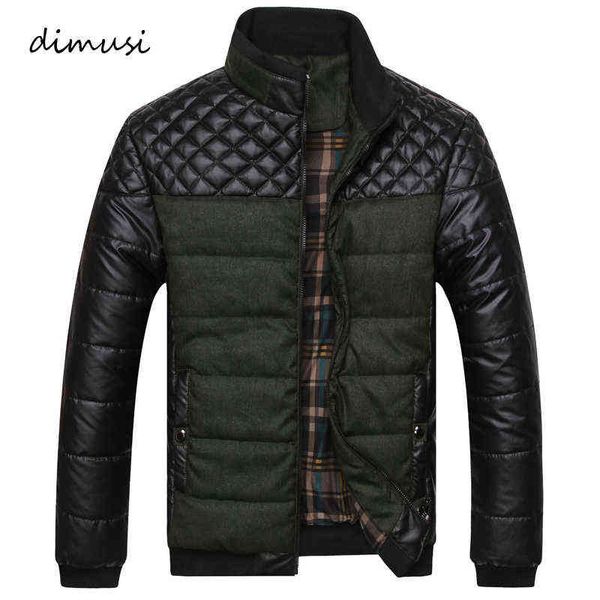dimusi winter men parka fashion mens cotton thick jackets parkas male casual pu patchwork design outerwear coats clothing ya745 y1122, Black;brown
dimusi winter men parka fashion mens cotton thick jackets parkas male casual pu patchwork design outerwear coats clothing ya745 y1122, Black;brown