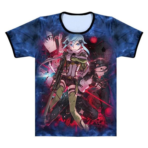 men's t-shirts anime peripheral sword art online sinon death gun ml18 short sleeve 3dt shirt summer, White;black
men's t-shirts anime peripheral sword art online sinon death gun ml18 short sleeve 3dt shirt summer, White;black