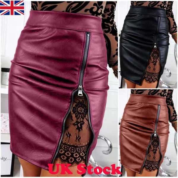 skirts women's split lace pu leather slim skinny skirt high waist pencil bodycon short clubwear summer 2021, Black
skirts women's split lace pu leather slim skinny skirt high waist pencil bodycon short clubwear summer 2021, Black