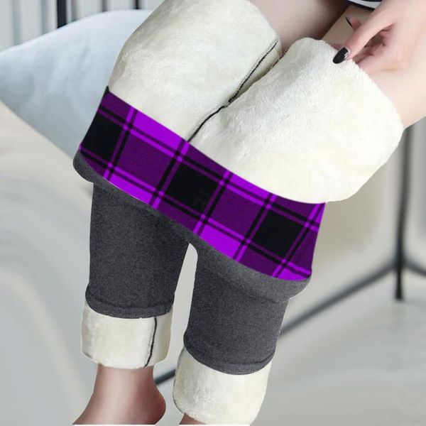 women's pants & capris winter leggings for women warm plus size leggins plaid print velvet keep high waist stretchy 40#, Black;white 
women's pants & capris winter leggings for women warm plus size leggins plaid print velvet keep high waist stretchy 40#, Black;white