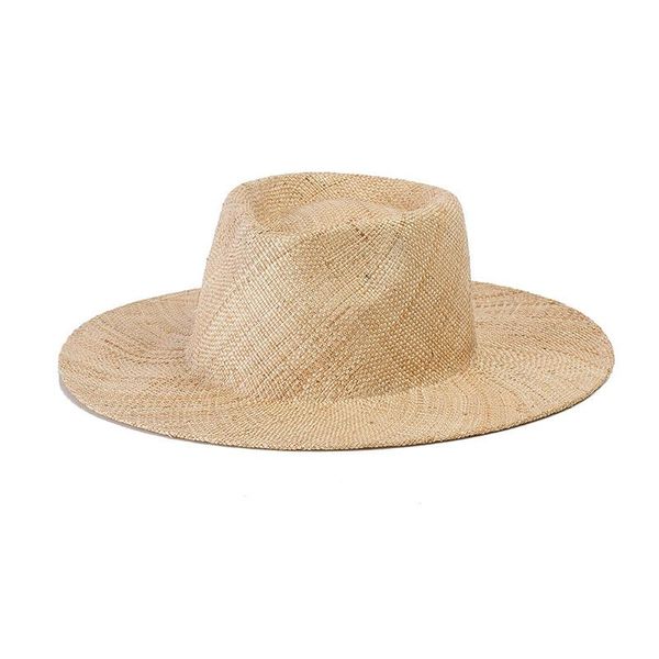 wide brim hats women's summer hat jazz er for men sun protection cap female concave straw beach, Blue;gray
wide brim hats women's summer hat jazz er for men sun protection cap female concave straw beach, Blue;gray