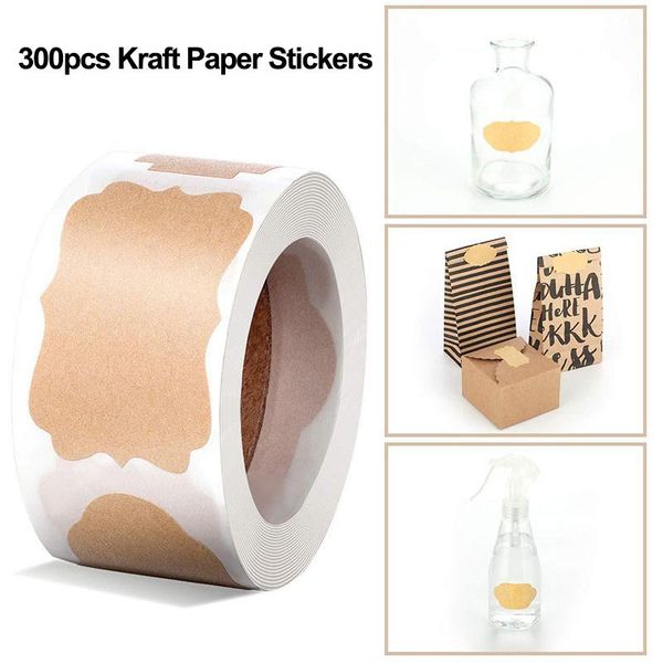 gift wrap 300pcs kraft paper stickers blank handmade sealing sticker roll adhesive labels package envelope jar bottle
gift wrap 300pcs kraft paper stickers blank handmade sealing sticker roll adhesive labels package envelope jar bottle