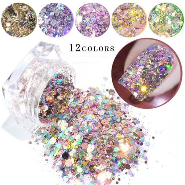 nail glitter 1 jar flakes hexagon shaped ultra-thin anti-crack mixed color sequins nails art decorations for beauty, Silver;gold
nail glitter 1 jar flakes hexagon shaped ultra-thin anti-crack mixed color sequins nails art decorations for beauty, Silver;gold