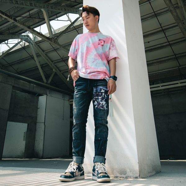american high street brand off oil painting print scratched blue man pants streetwear slim mens jeans trousers mens clothing
american high street brand off oil painting print scratched blue man pants streetwear slim mens jeans trousers mens clothing