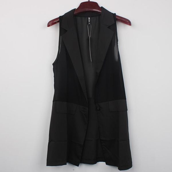 men's vests 2021 clothing non mainstream korean original suit jacket vest small shawl cardigan stylist singer costumes, Black;white
men's vests 2021 clothing non mainstream korean original suit jacket vest small shawl cardigan stylist singer costumes, Black;white